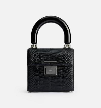 Ami Paris Mini Deja Vu Bags Black | ami-MY192