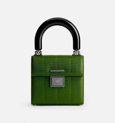 Ami Paris Mini Deja Vu Bags Green | ami-MY495