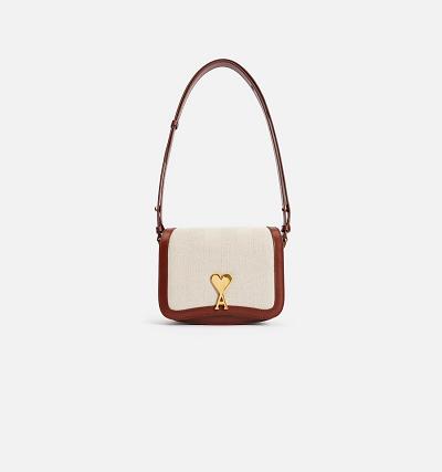 Ami Paris Paris Bags Beige / Brown | ami-MY255