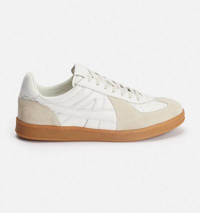 Men's Ami Paris Ami Tennis Sneakers Beige | ami-MY531