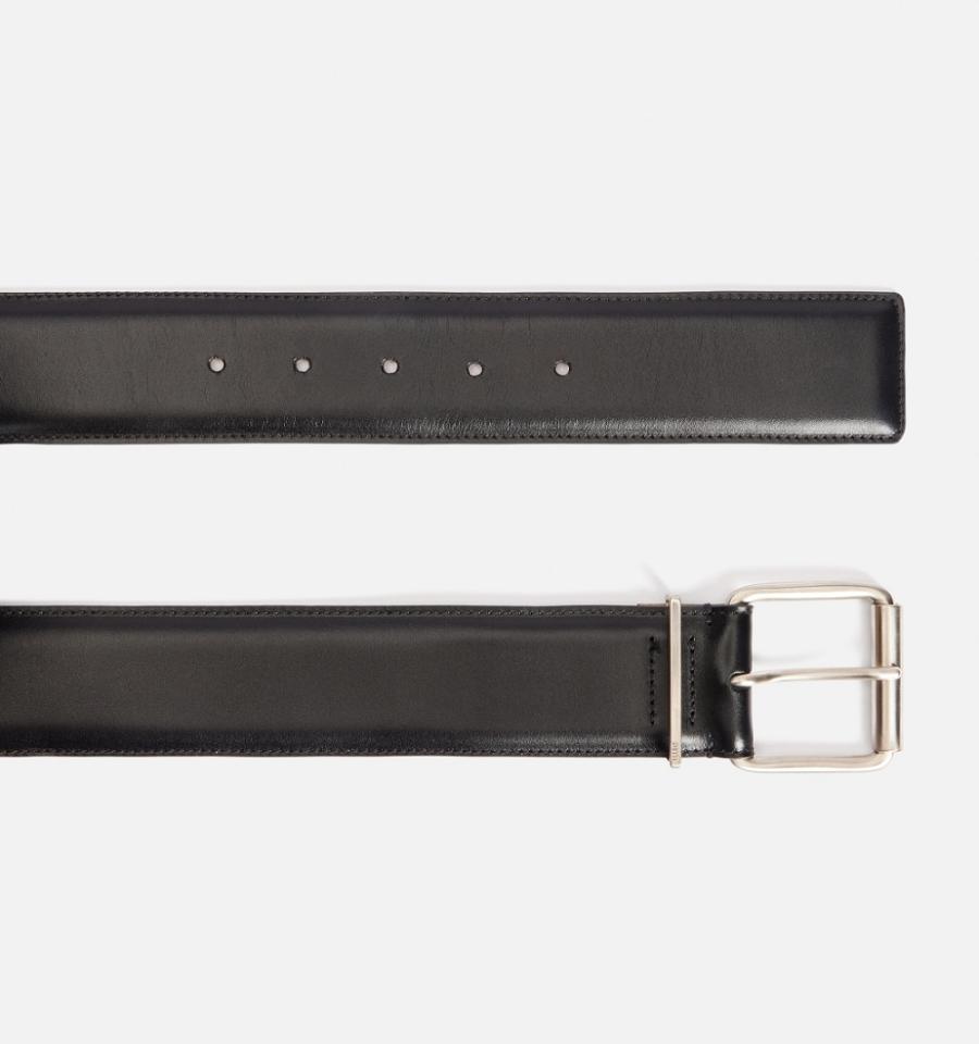 Ami Paris 35 Mm Belts Black | ami-MY530