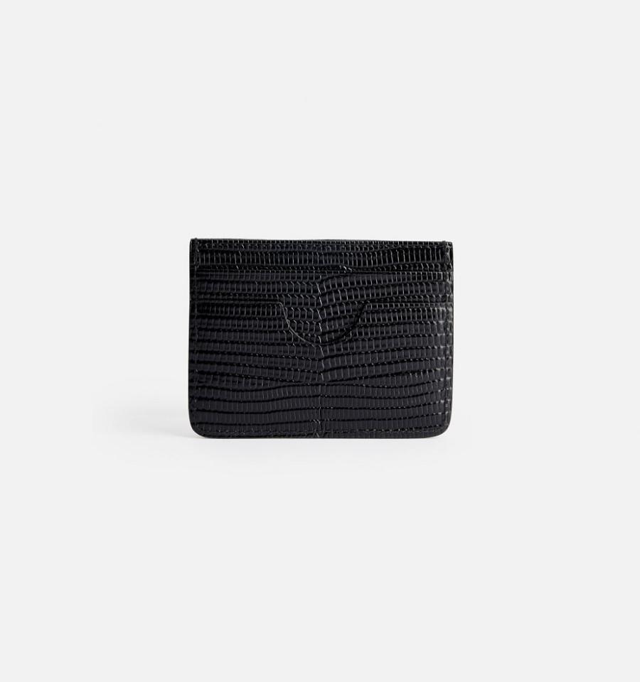 Ami Paris Card Holder Card Case Black | ami-MY312