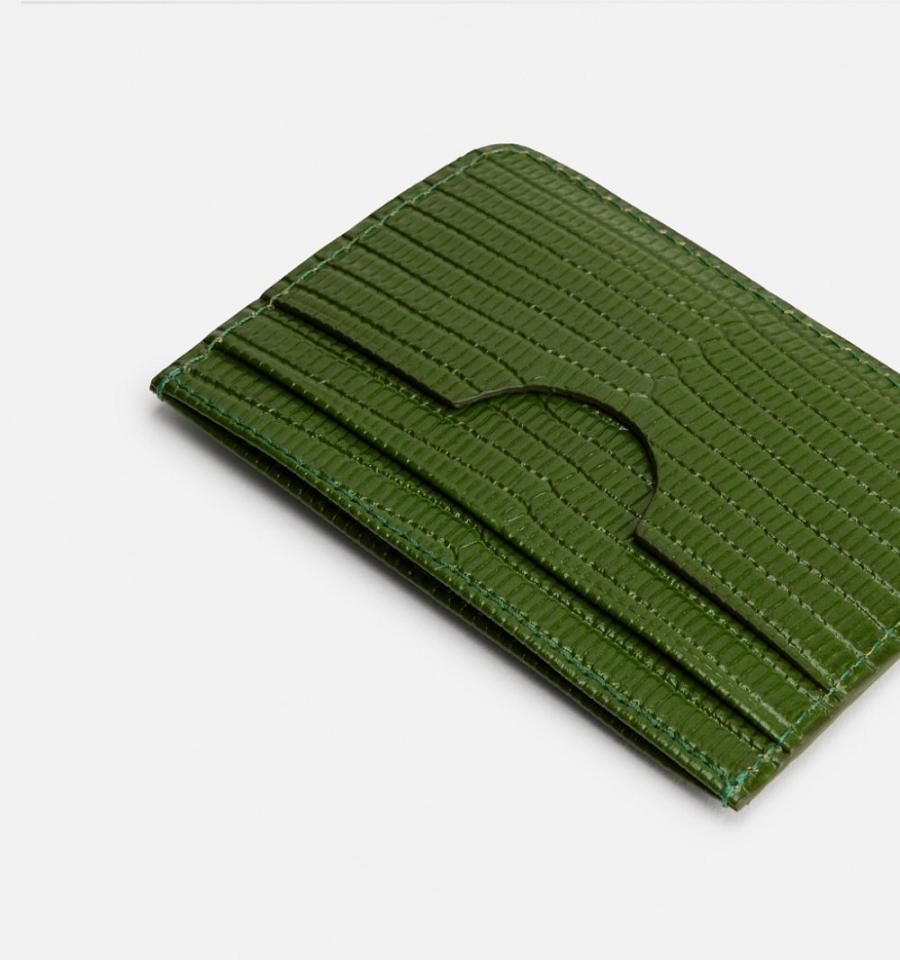 Ami Paris Card Holder Card Case Green | ami-MY527