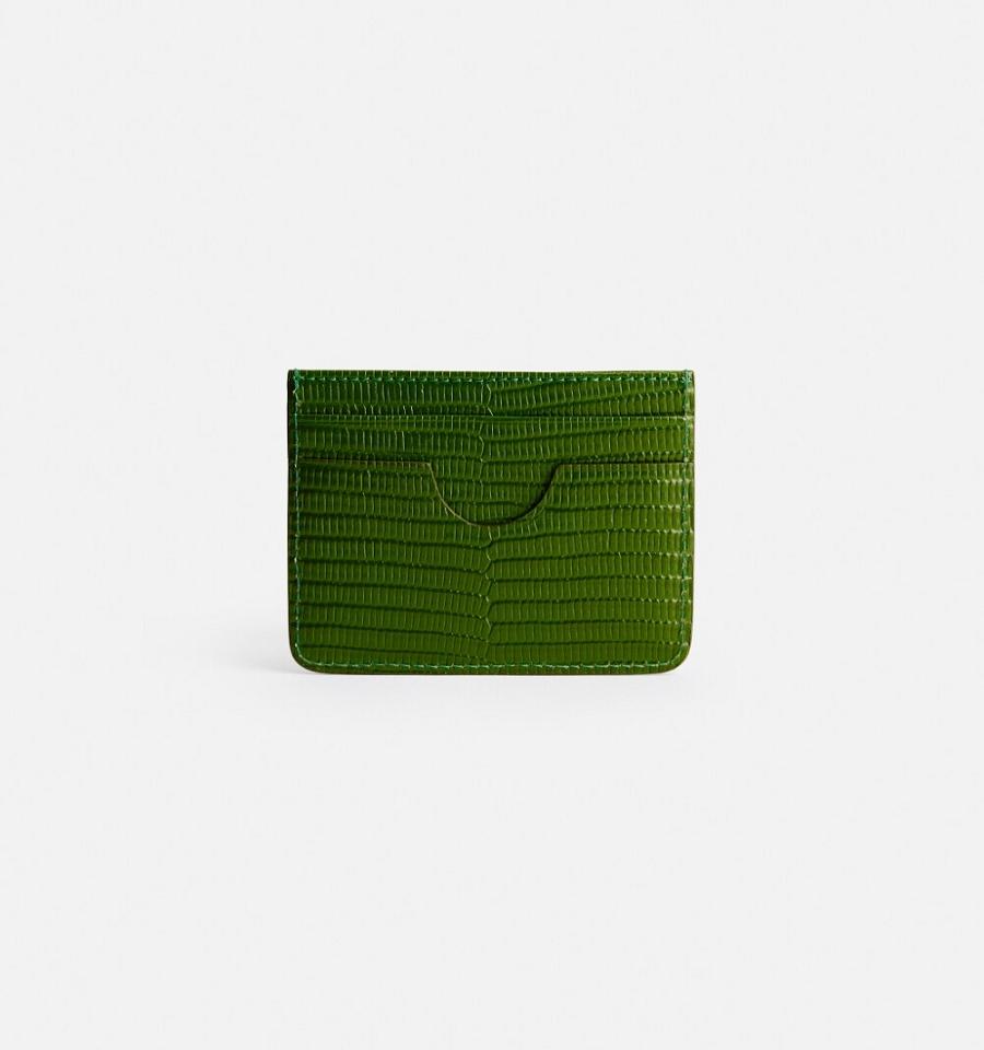 Ami Paris Card Holder Card Case Green | ami-MY527