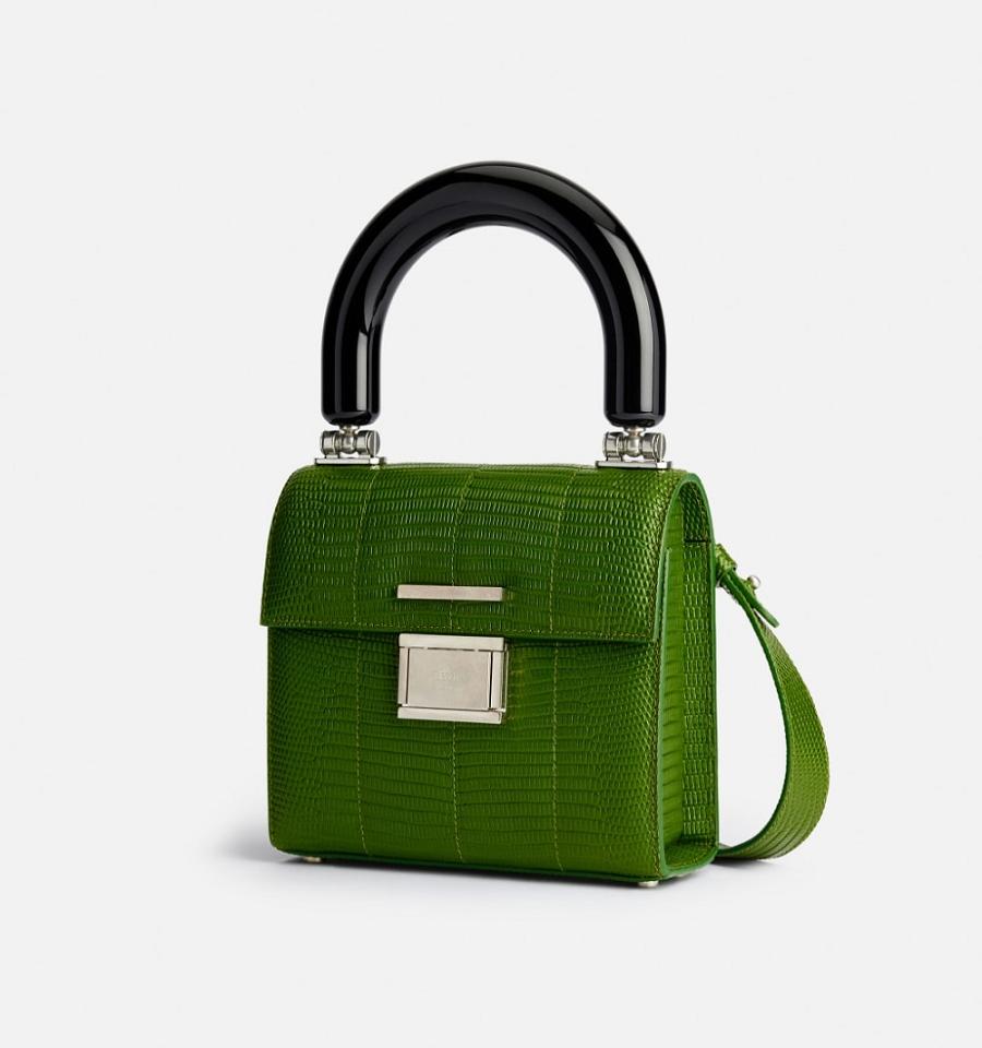 Ami Paris Mini Deja Vu Bags Green | ami-MY495