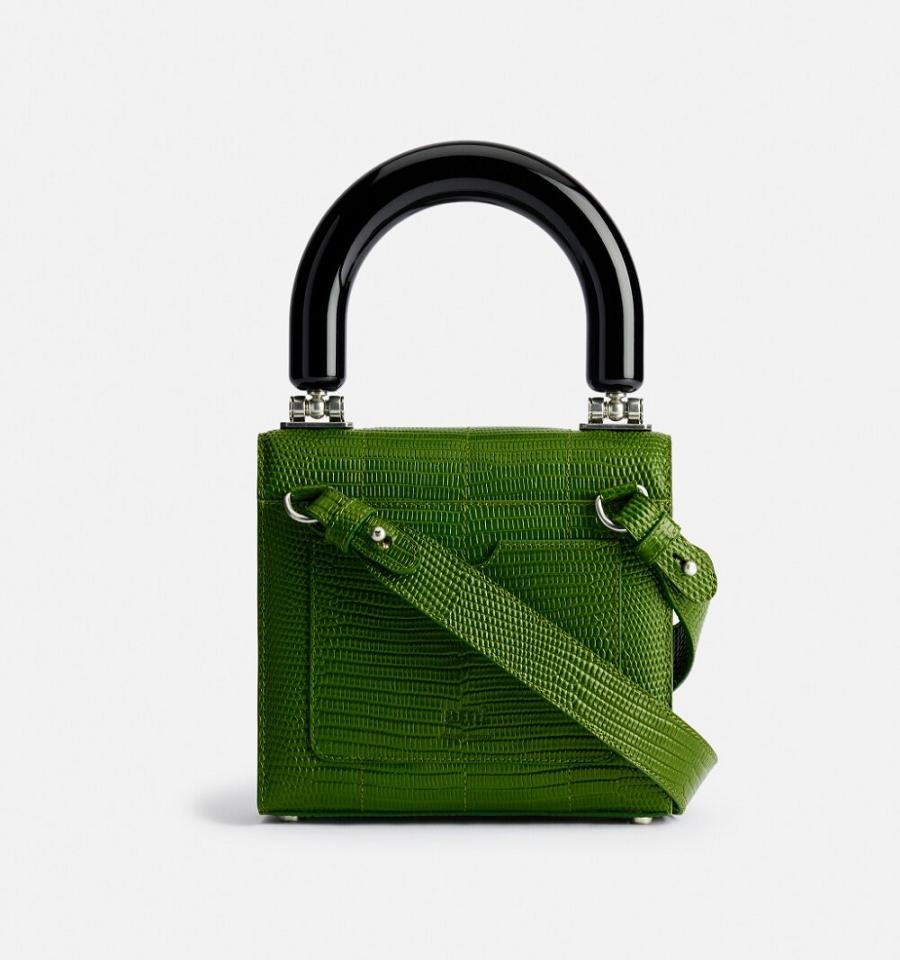 Ami Paris Mini Deja Vu Bags Green | ami-MY495