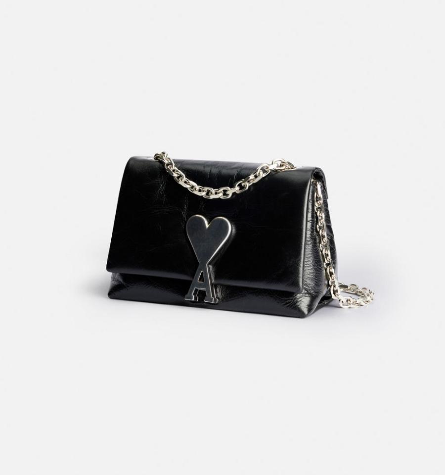 Ami Paris Mini Voulez-Vous Bags Black | ami-MY590