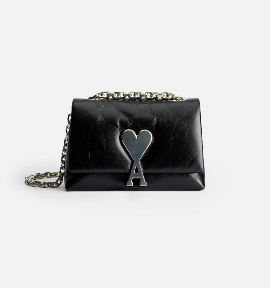 Ami Paris Mini Voulez-Vous Bags Black | ami-MY590