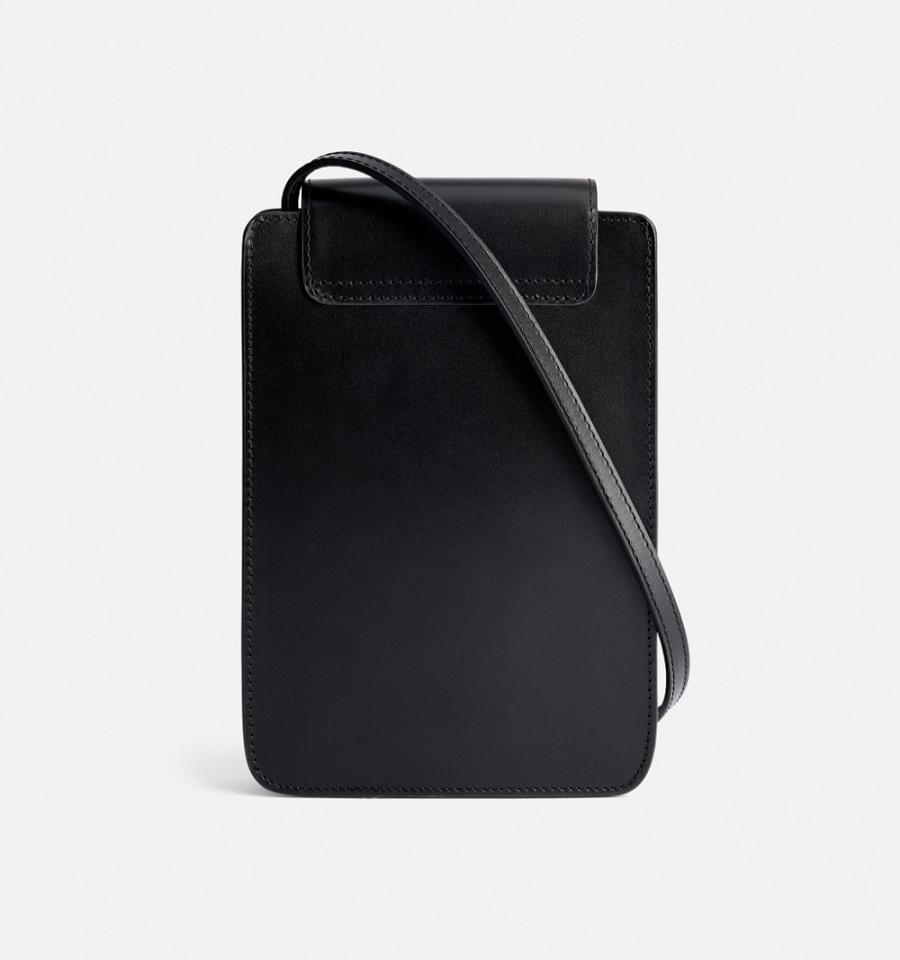 Ami Paris Vertical Pouch Bags Black | ami-MY329