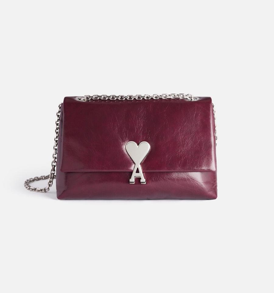 Ami Paris Voulez-Vous Bags Burgundy | ami-MY209