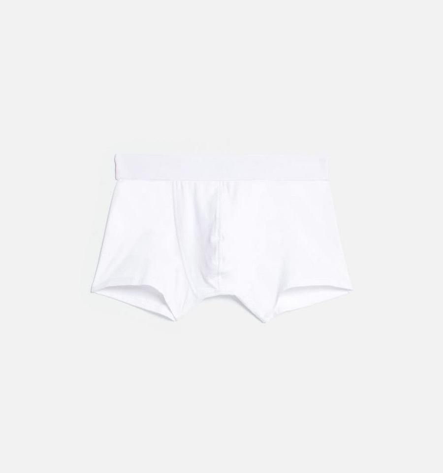 Men\'s Ami Paris Ami de Coeur Boxer Underwear White | ami-MY318