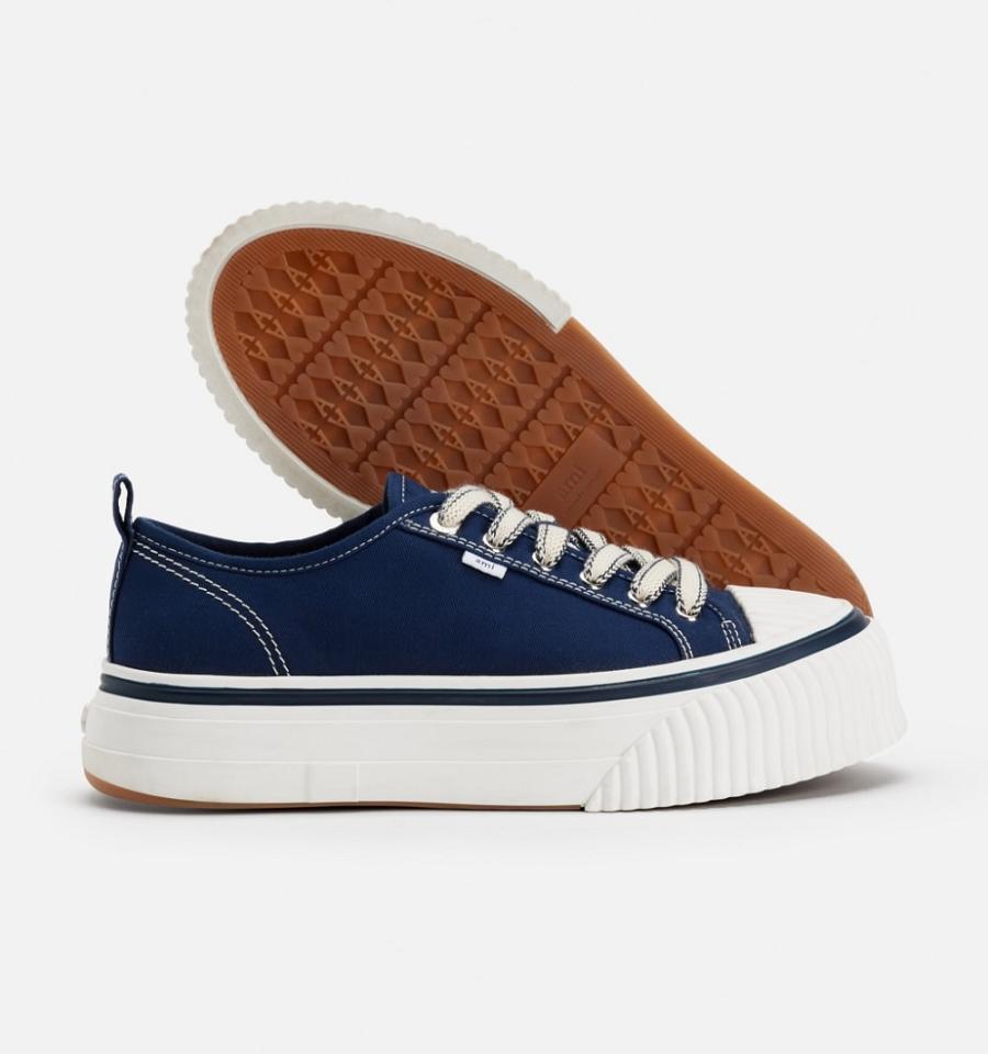 Men's Ami Paris Low Top Ami 1980 Sneakers Navy | ami-MY517