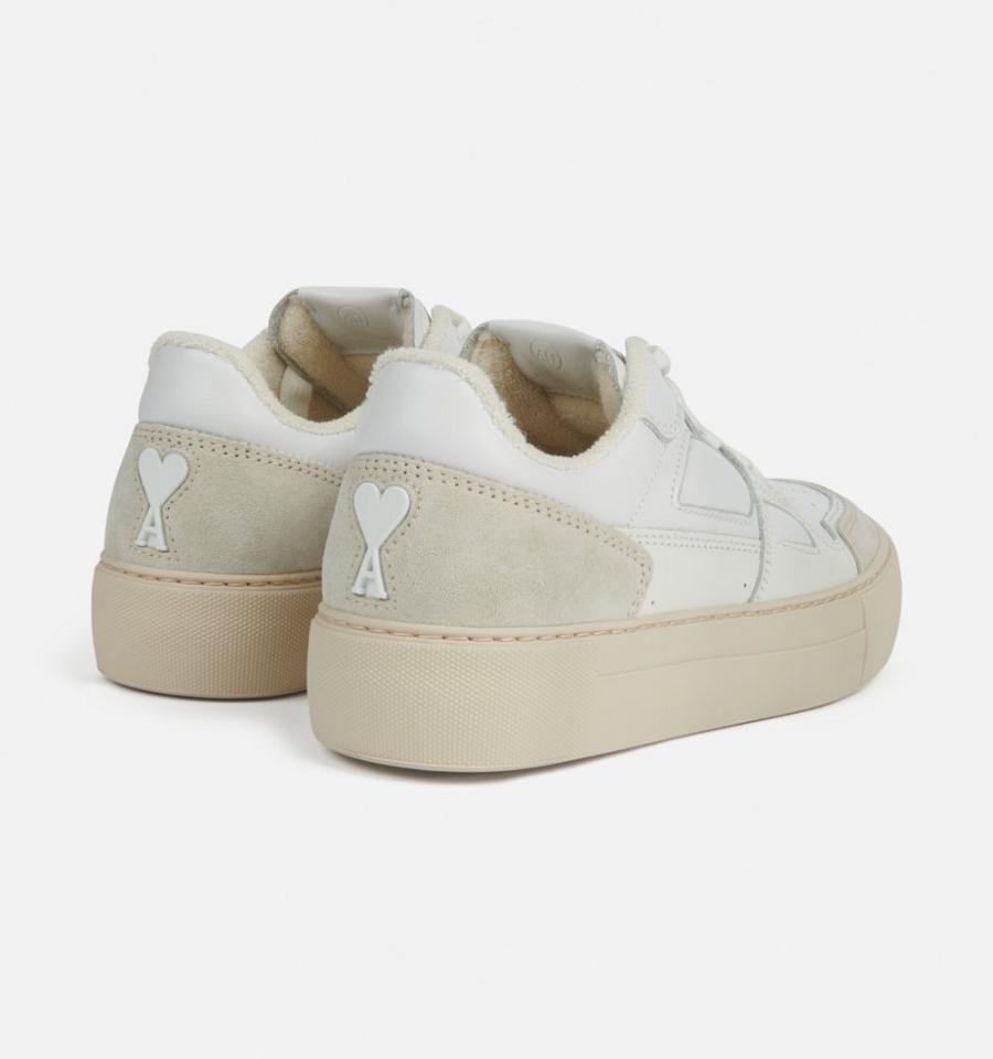 Men's Ami Paris Low Top Ami Arcade Sneakers White | ami-MY340