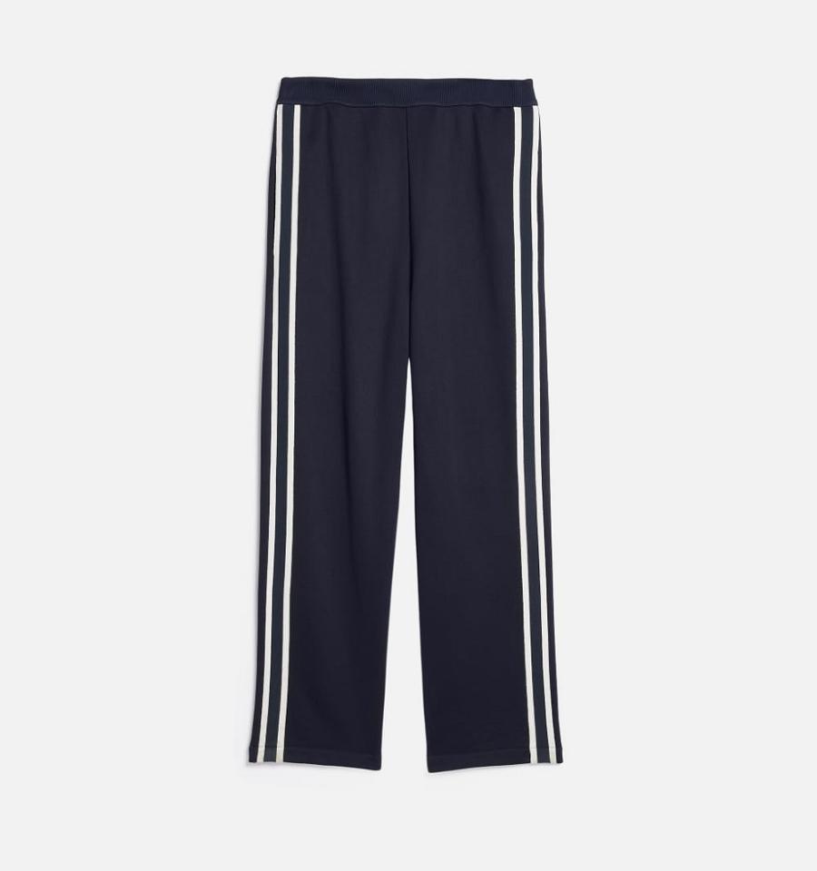 Men's Ami Paris Track Pants Navy | ami-MY326