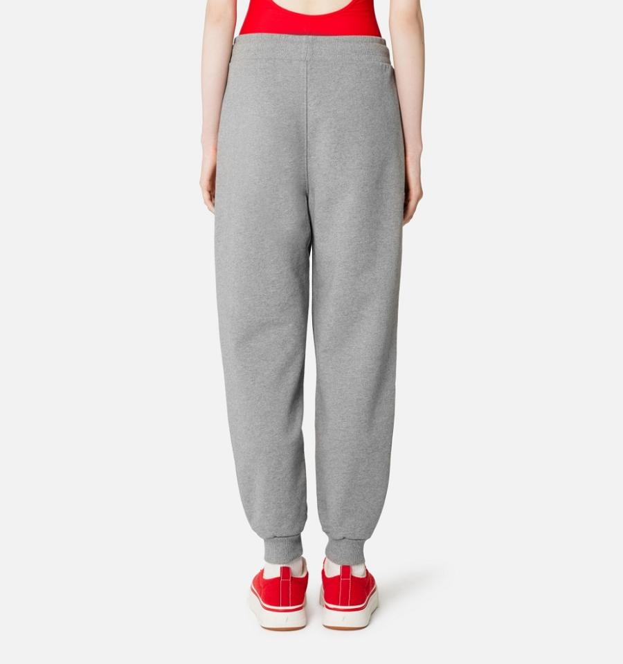 Women's Ami Paris Ami de Coeur Track Pants Grey | ami-MY221