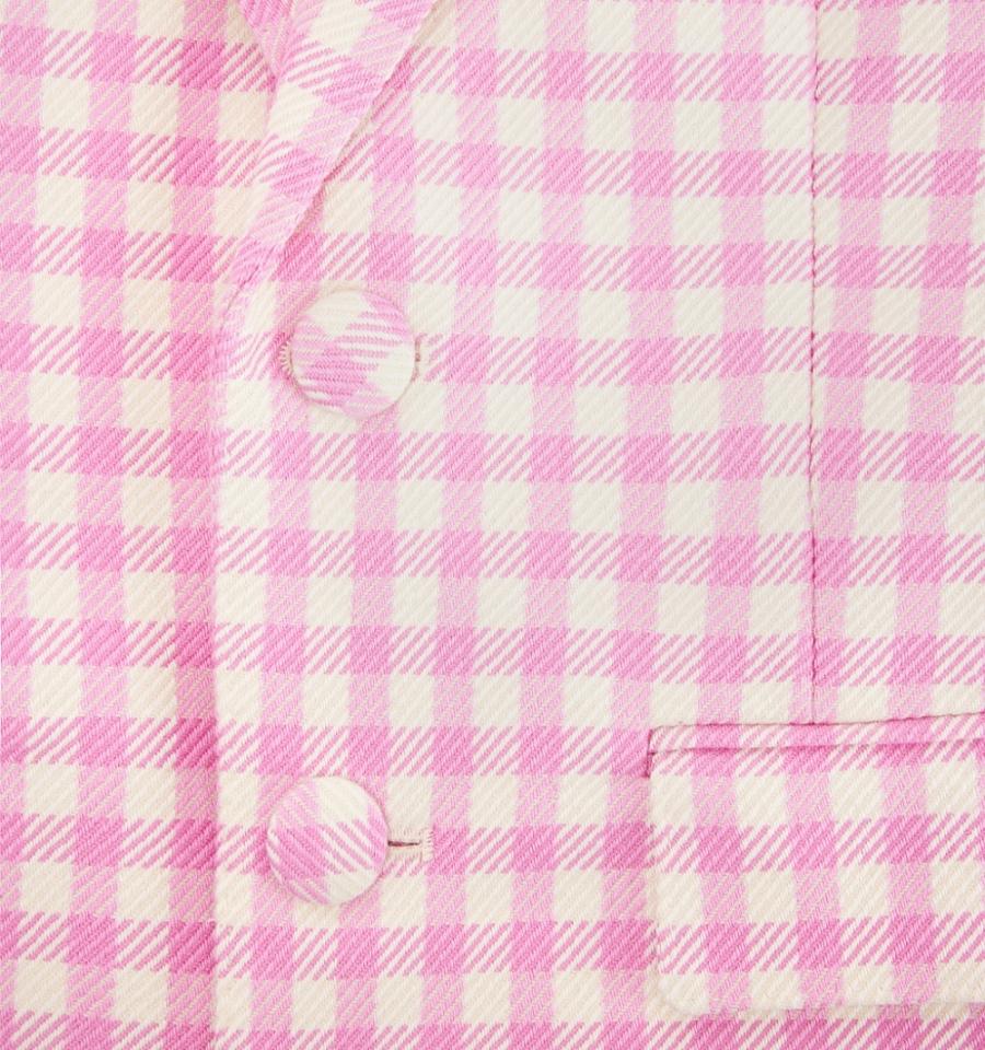 Women's Ami Paris Two Buttons Suits Pink | ami-MY103